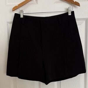 NSR Women's High Waist Black Shorts